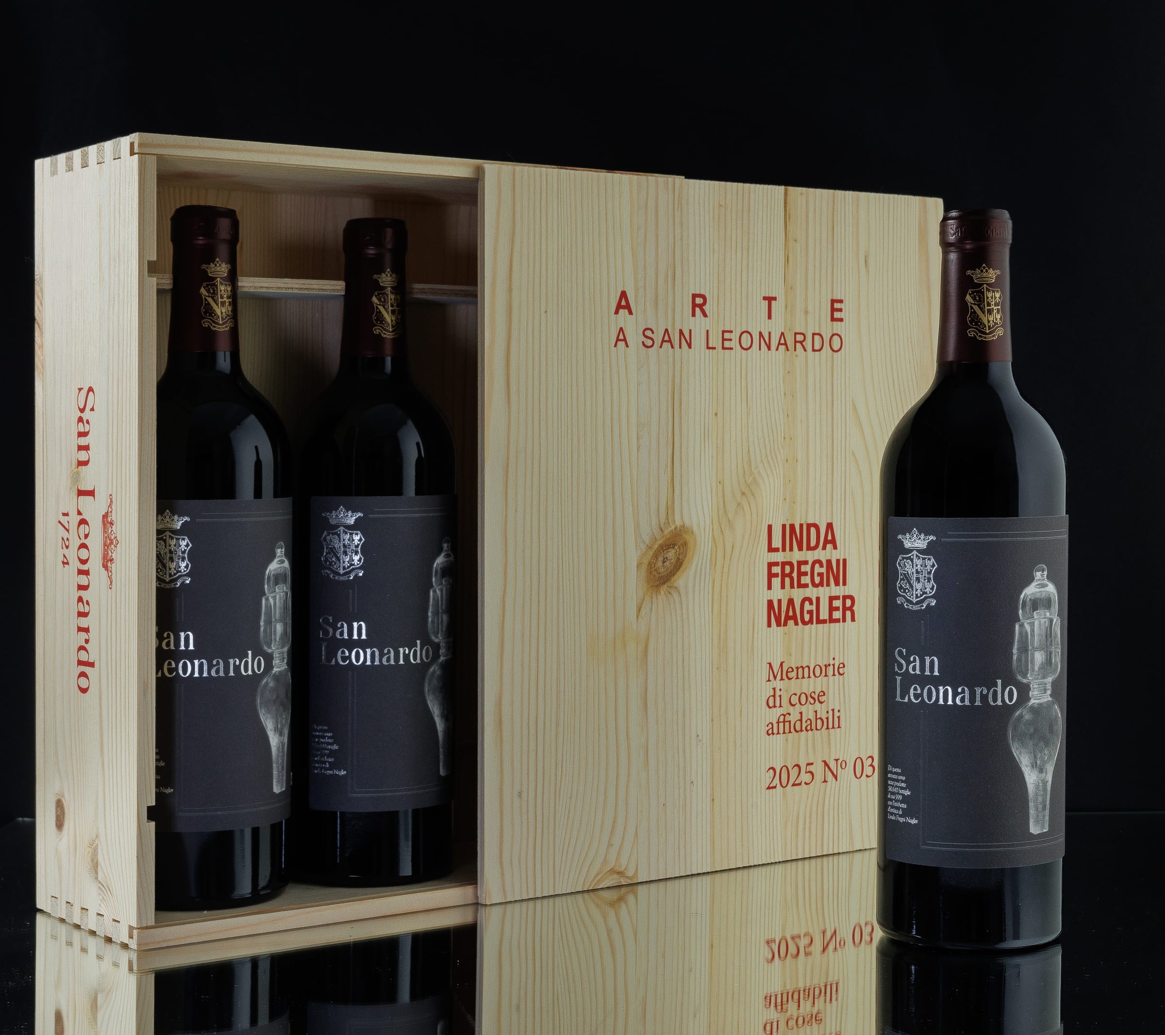 Bottiglie Arte a San Leonardo 2025