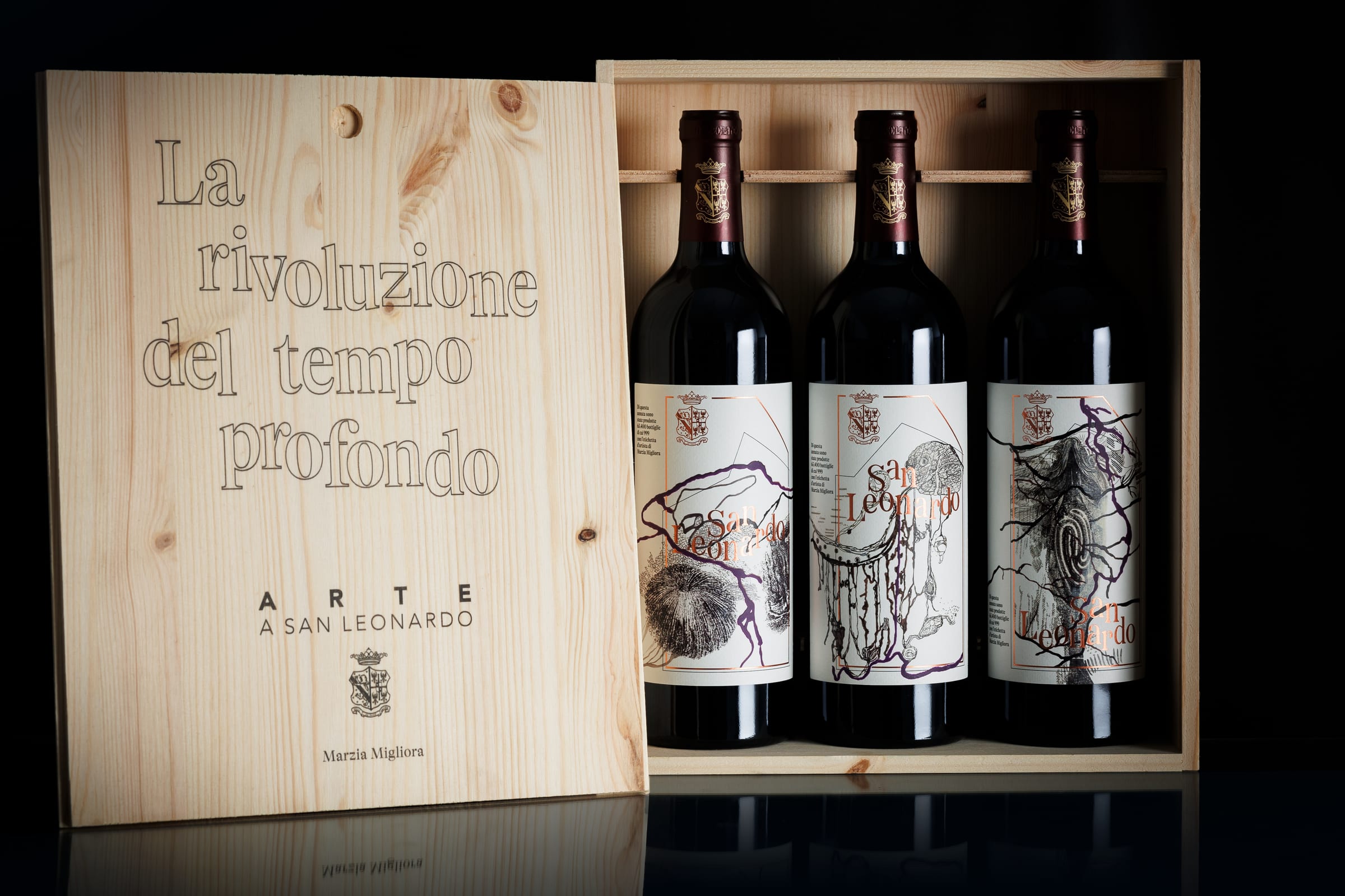 Bottiglie Arte a San Leonardo 2024