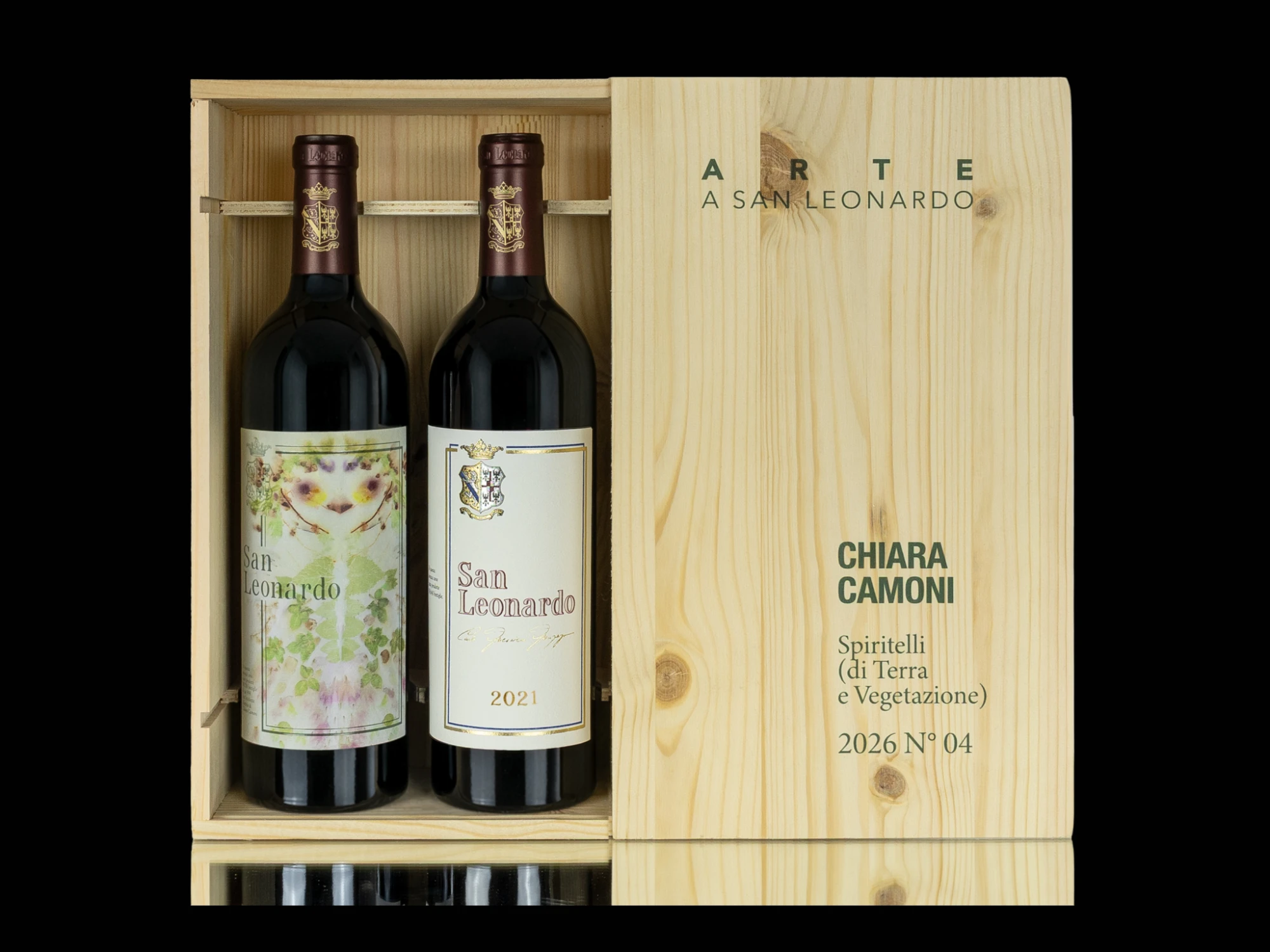 Cassa d'artista Spiritelli (di Terra e Vegetazione) di Chiara Camoni
